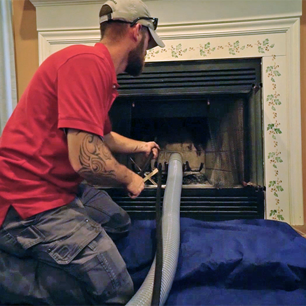 Fireplace Cleaning & Soot Removal project after service in Florida