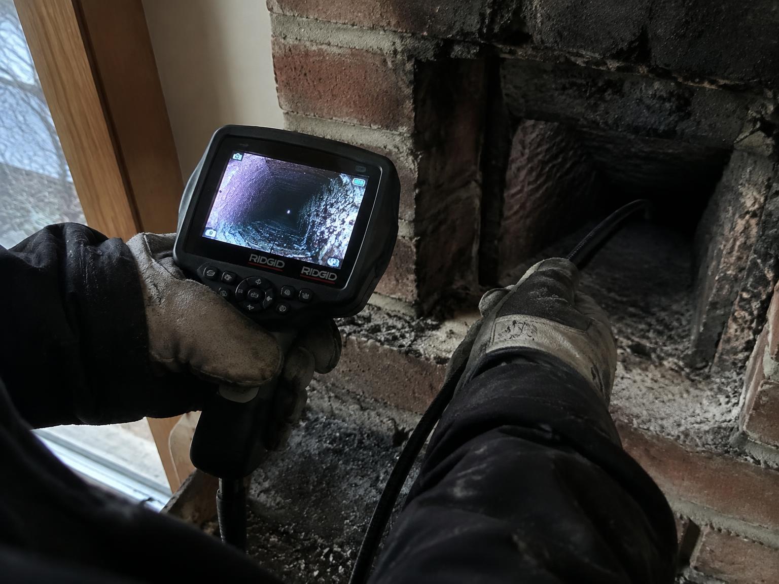 Chimney Inspection project before service in Florida